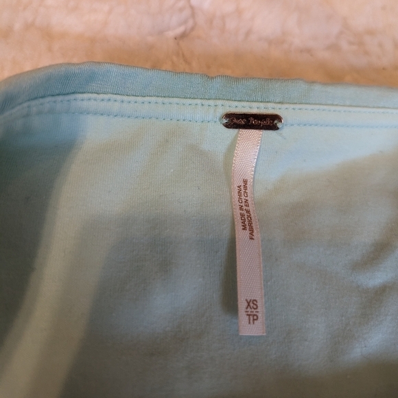 FREE PEOPLE ruched mini skirt xs - Picture 4 of 8